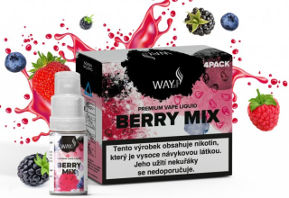 E-Liquid WAY to Vape 4Pack Berry Mix 4x10ml-12mg