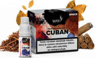 E-Liquid WAY to Vape 4Pack Cuban 4x10ml-12mg