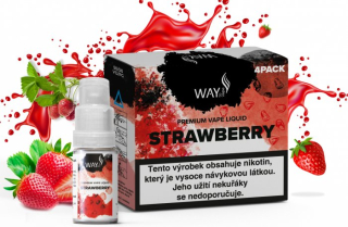 E-Liquid WAY to Vape 4Pack Strawberry 4x10ml-6mg