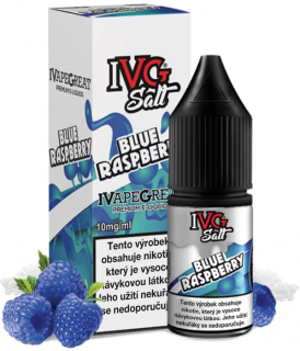 E-Liquid IVG SALT Blue Raspberry 10ml - 10mg