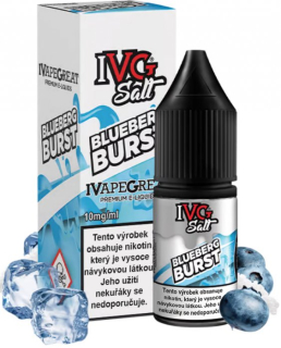 E-Liquid IVG SALT Blueberg Burst 10ml - 10mg