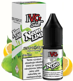 E-Liquid IVG SALT Neon Lime 10ml - 10mg