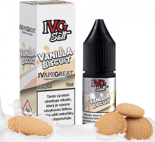 E-Liquid IVG SALT Vanilla Biscuit 10ml - 10mg