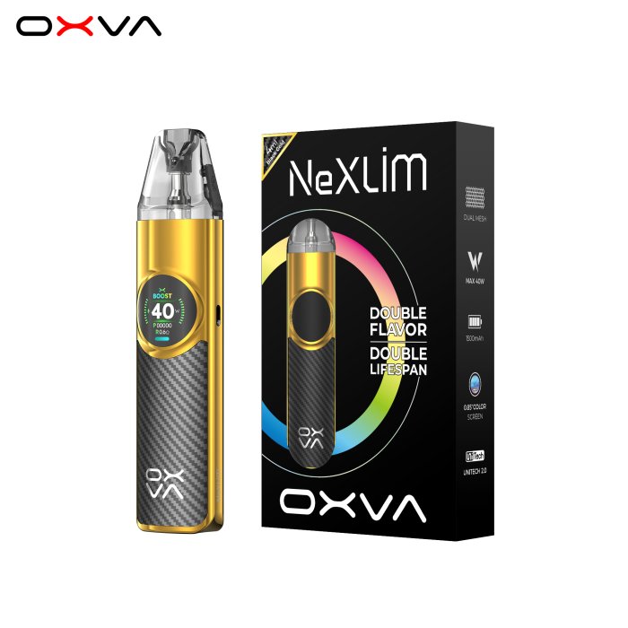 OXVA NeXLIM elektronická cigareta 1500mAh Power Black