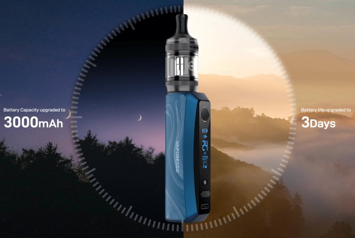 Vaporesso GTX ONE Pro 40W elektronická cigareta 3000mAh Silver