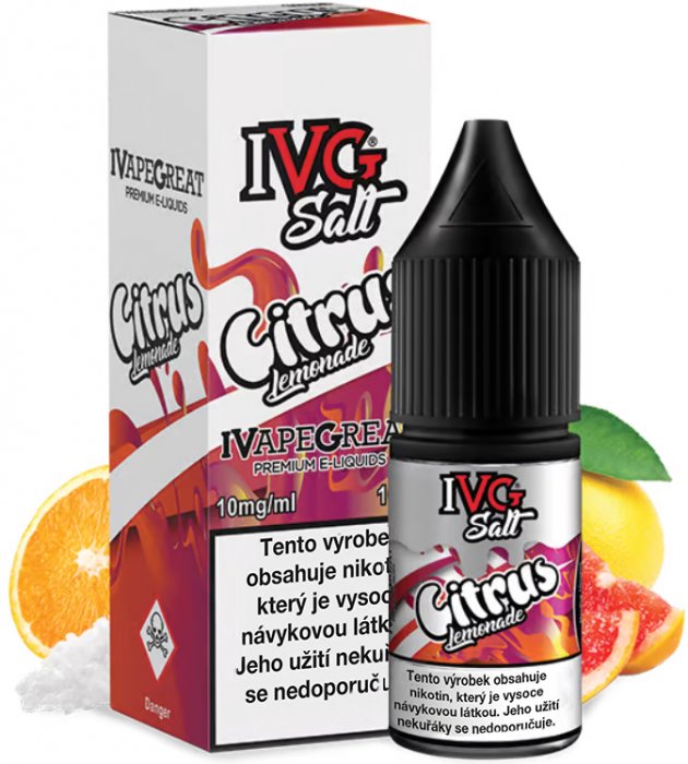 E-Liquid IVG SALT Citrus Lemonade 10ml - 10mg