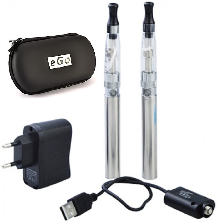  Elektronická cigareta eGo CE 4 1100 mAh 2ks stříbrná