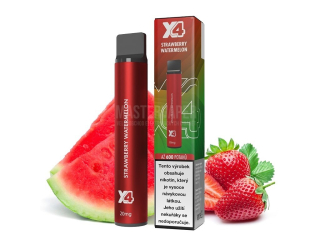 Jednorázová cigareta X4 Bar 20mg Strawberry Watermelon